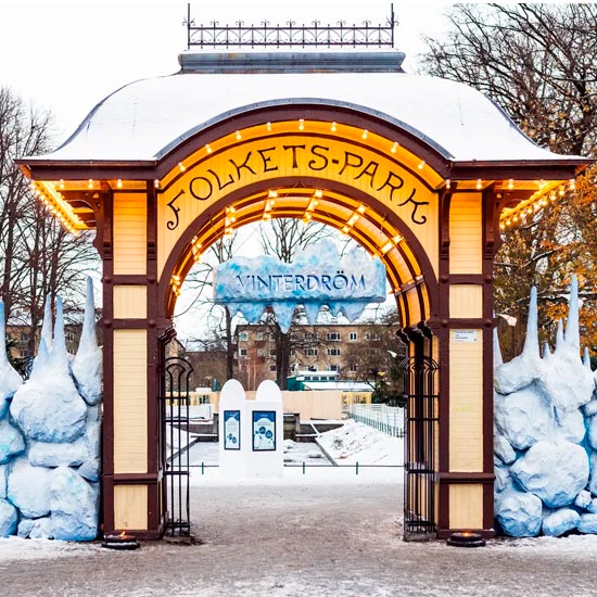 Vinterland i Folkets Park Malmö jul 2026